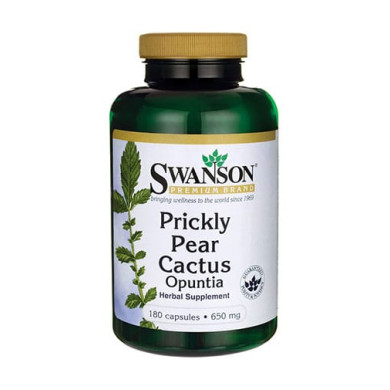 SWANSON Prickly Pear Cactus Opuntia 650mg. / 180 Caps