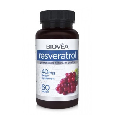 BIOVEA Resveratrol 40 mg / 60 Caps