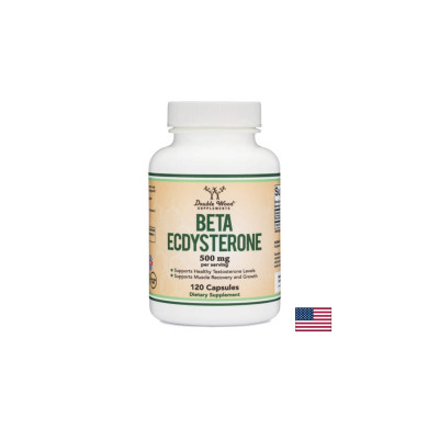 Beta ecdysterone/ Бета екдистерон, 500 mg, 120 капсули Double Wood