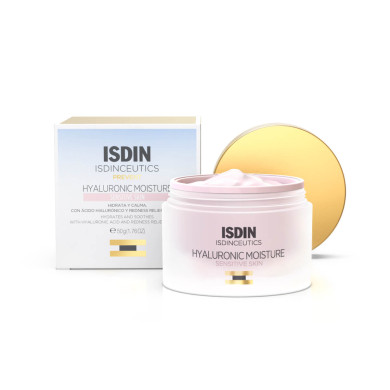 ISDIN Isdinceutics Hyaluronic Moisture Sensitive Ултра лек крем за лице с хиалуронова киселина за чувствителна кожа, склонна към зачервяване 50мл