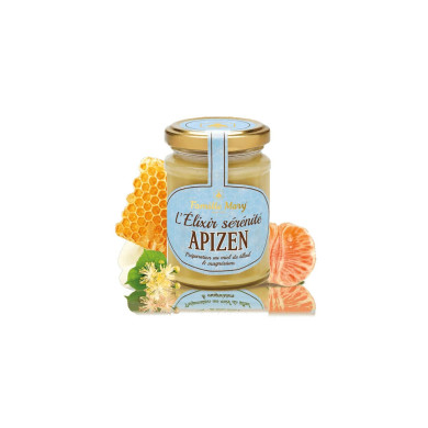 L’ Elixir sérénité Apizen/ Апизен (липов мед + магнезий и етерично масло от червена мандарина), 200 g Famille Mary