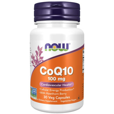 Now - Coq10 / Коензим Кю 10 100 Мг - 30 Капсули