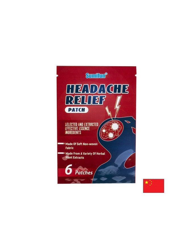 Пластири при главоболие – Акупунктурна терапия, 6 броя