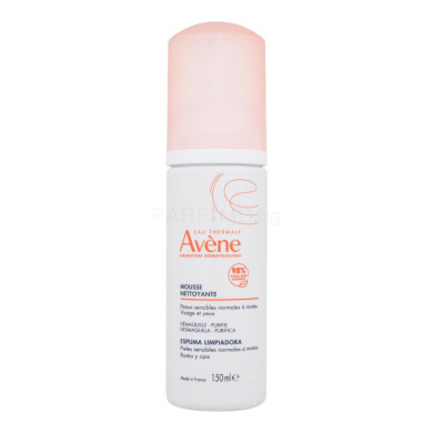Avene Почистваща пяна за чувствителна кожа лице и очи  150 мл