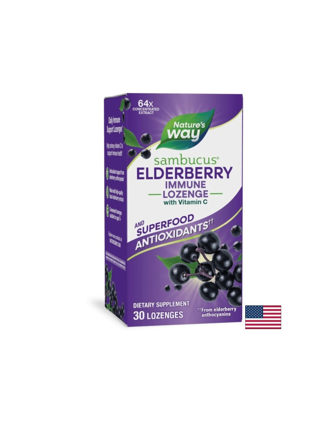 Sambucus Original Lozenges/ Самбукус x 30 таблетки за смучене Nature’s Way
