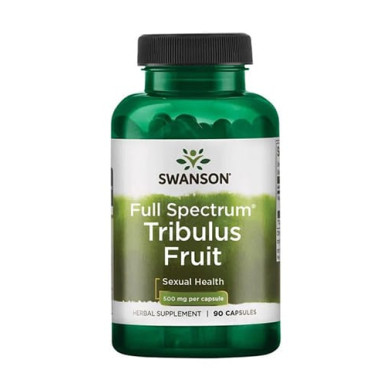 SWANSON Full-Spectrum Tribulus Fruit 500mg. / 90 Caps