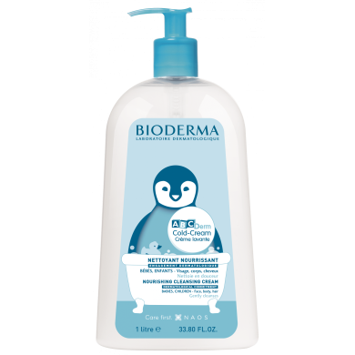 Bioderma ABCDerm Cold-Cream Подхранващ почистващ крем 1л