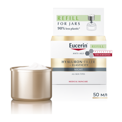 Eucerin® Hyaluron-Filler+Elasticity Нощен крем за лице 50 мл Пълнител