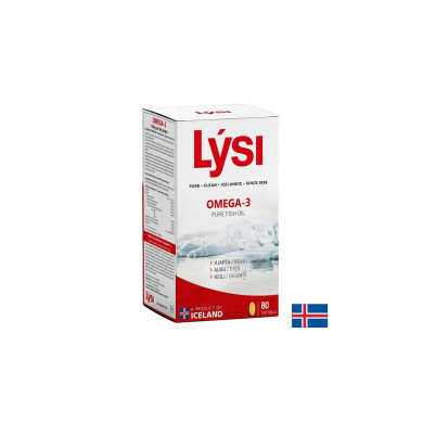Омега-3 – рибено масло за сърцето, мозъка и очите, 500 mg, 80 софтгел капсули