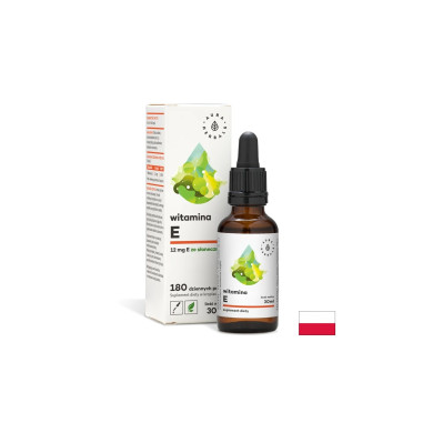 Грижа за косата, кожата и ноктите - Витамин Е, 30 ml капки Aura Herbals