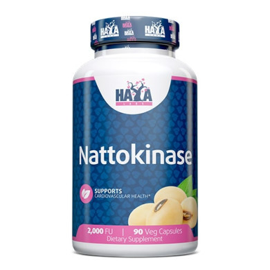 Haya Labs Nattokinase / Нaтoĸинaзa 2000FU / 90 Vcaps.