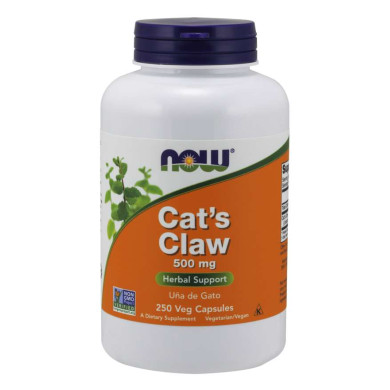 Now - Cатs Claw /Котешки Нокът/ - 500 Мг - 250 Капсули