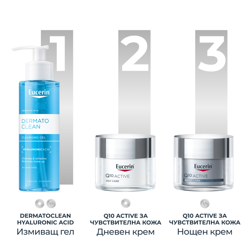 Eucerin Q 10 Active нощен крем 50мл