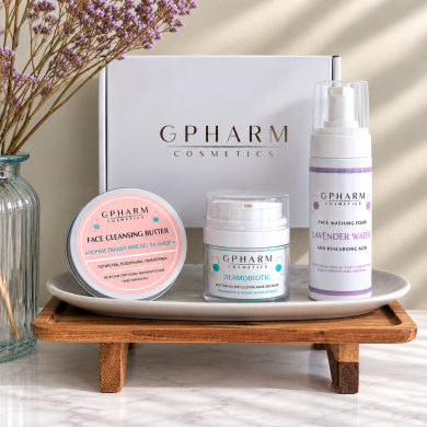 Комплект грижа при комбинирана и мазна кожа Gpharm