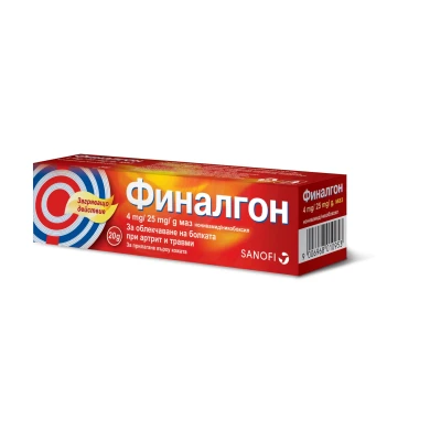 ФИНАЛГОН 4 мг / 25 мг / г маз САНОФИ