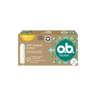 O.B. Organic Cotton Normal Тампони х16 броя