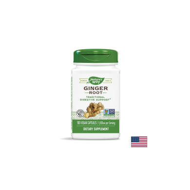 Ginger Root/ Джинджифил (корен) 550 mg х 100 капсули Nature’s Way