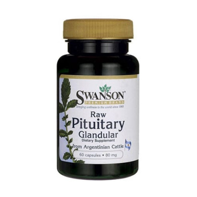 SWANSON Raw Pituitary Glandular 80mg. / 60 Caps