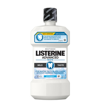 Listerine Advanced White Избелваща вода за уста х500 мл