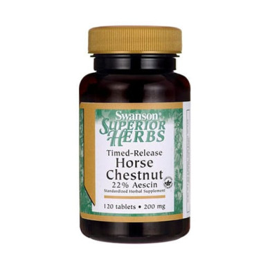 SWANSON Timed-Release Horse Chestnut 22% Aescin 200mg. / 120 Tabs