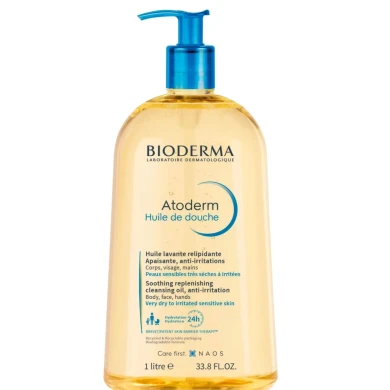 Bioderma Atoderm Huile de Douche Ултра-подхранващо душ-олио 1000мл