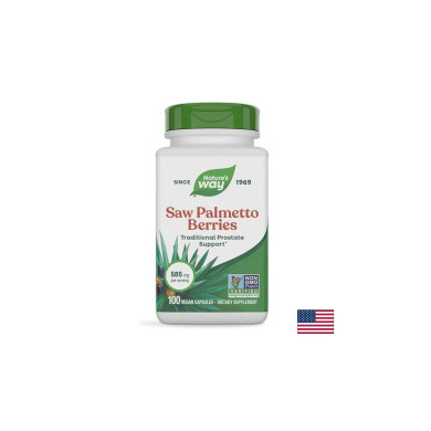 Saw Palmetto Berries/ Сао палмето (плод) 585 mg x 100 капсули Nature’s Way