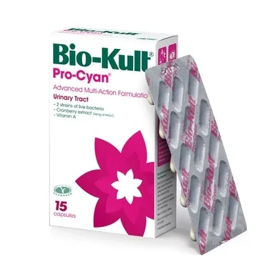 Bio-Kult Pro-Cyan за поддържане на здрави пикочни пътища х15 капсули