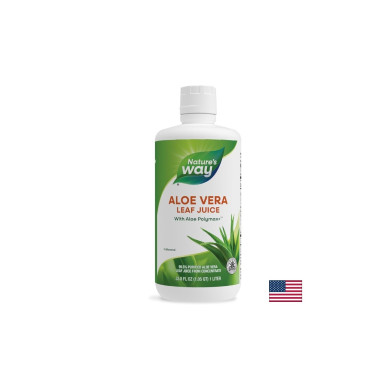 Aloe Vera Leaf Juice 99.5% / Алое Вера Сок от цели листа x 1L Nature’s Way
