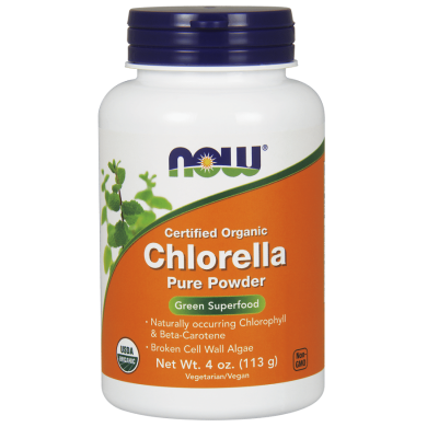 Now - Chlorella / Хлорела Прах - 113.6 г