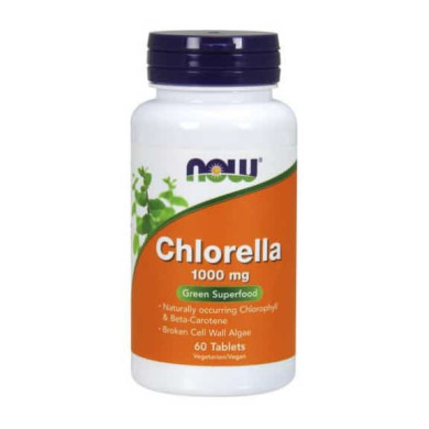 Now - Chlorella / Хлорела 1000 Мг - 60 Таблетки