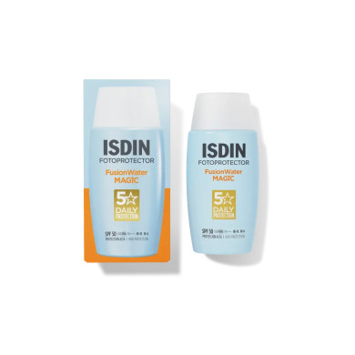 ISDIN Fotoprotector Fusion Water Magic  SPF 50 Слънцезащитен флуид за лице с ултра лека текстура за ежедневна употреба 50мл 