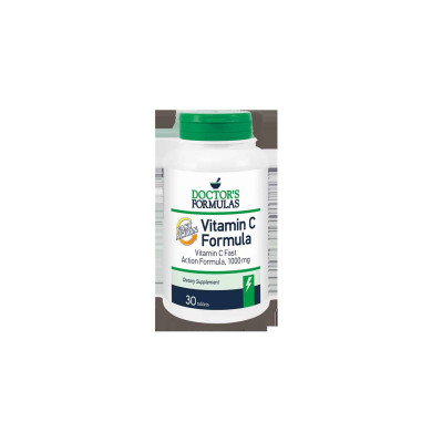 Витамин С (с бързо усвояване) - 1000 mg , 30 таблетки Doctor’s Formulas