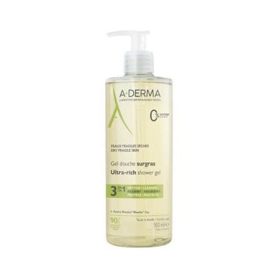 A-DERMA Ultra-Rich Свръхобогатен душ-гел 3 В 1  500мл