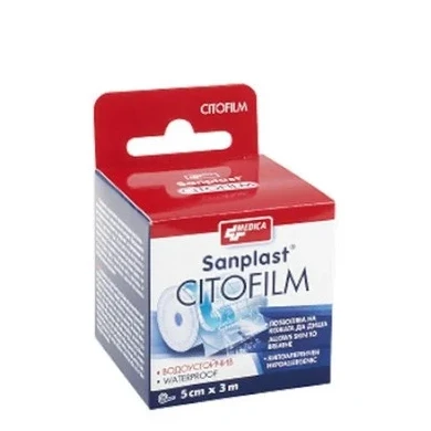 Sanplast Citofilm Прикрепващ пластир 5 см/ 3 м x1 брой Medica