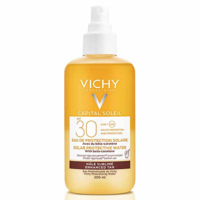 Vichy Capital Soleil Слънцезащитна вода за подобряване на тена SPF30 200 мл