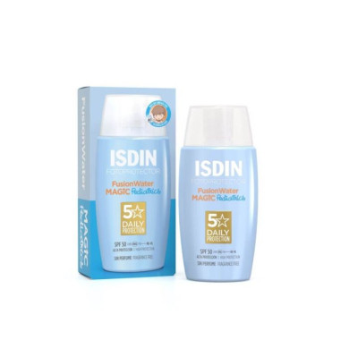 ISDIN Fotoprotector  FusionWater Pediatrics 50+Слънцезащитен продукт за лице, специално създаден за бебета и деца над 6 месечна възраст 50мл