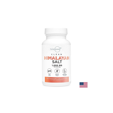 Електролитен баланс - Натрий (Хималайска розова каменна сол) TypeZero™, 320 mg