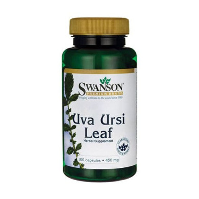 SWANSON Uva Ursi Leaf 450mg. / 100 Caps.
