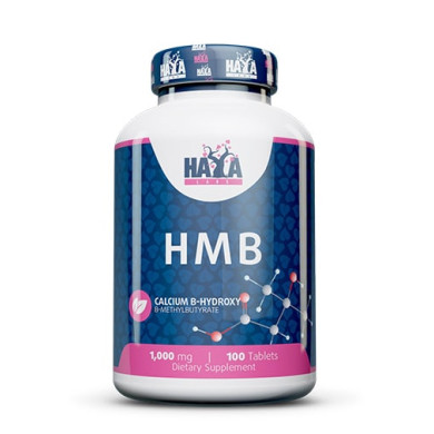 Haya Labs HMB / Метаболит на аминокиселината Левцин 1000mg / 100tabs.