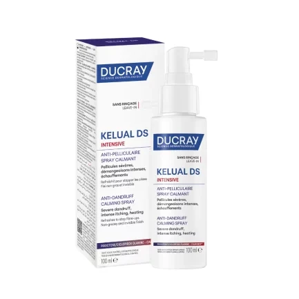 Ducray Kelual DS Intensive Успокояващ спрей против пърхот и сърбеж 100 ml