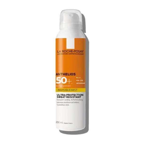 La Roche-Posay Anthelios Невидим слънцезащитен спрей за лице и тяло SPF50+ 200 мл + подарък плажна чанта