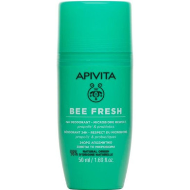 Apivita Bee Fresh Натурален рол-он дезодорант х50 мл