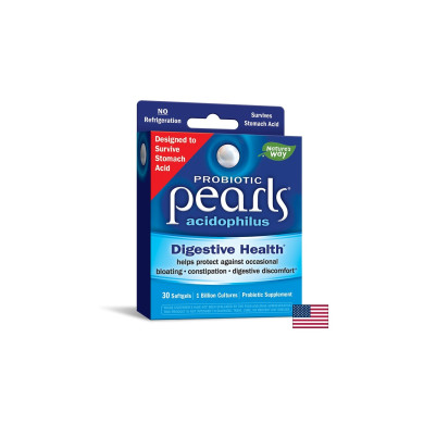 Pearls® Probiotic / Пърлс® Пробиотик, 1 млрд. активни пробиотици x 30 софтгел капсули Nature’s Way
