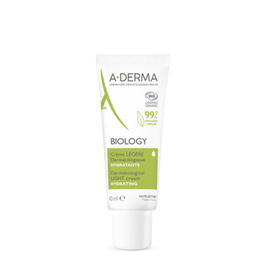 A-Derma Biology хидратиращ лек крем 40мл