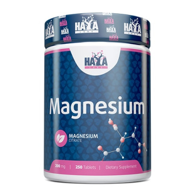 Haya Labs Magnesium Citrate 200mg / 250 Tabs.