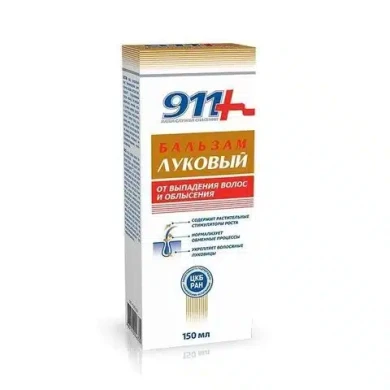 911 ЛУКОВ БАЛСАМ ПРИ КОСОПАД 150мл.