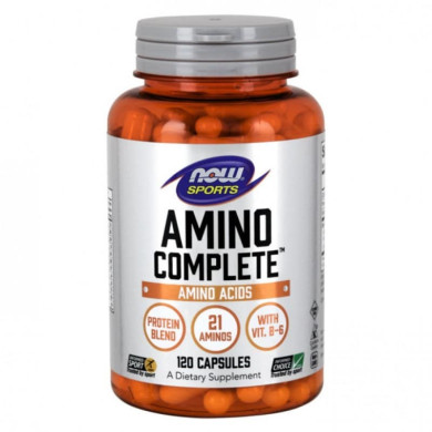 Now Sports - Amino Complete / Комплекс Аминокиселини 850 Мг - 120 Капсули