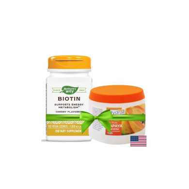 Biotin/ Биотин 1000 mcg x 100 таблетки за смучене Nature’s Way