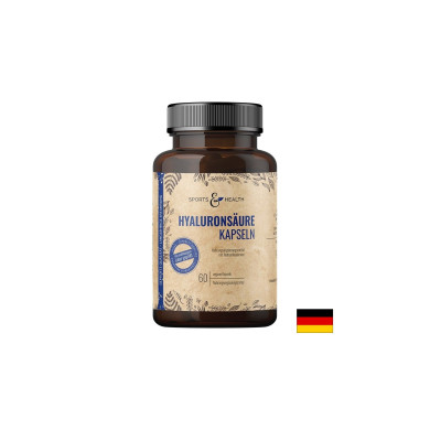 Коса и кожа - Хиалуронова киселина 500 mg, 60 капсули Sports & Health Solutions