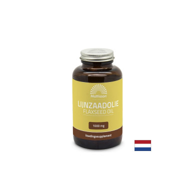 Висок холестерол, женско здраве Ленено масло 1000 mg х 90 софтгел капсули